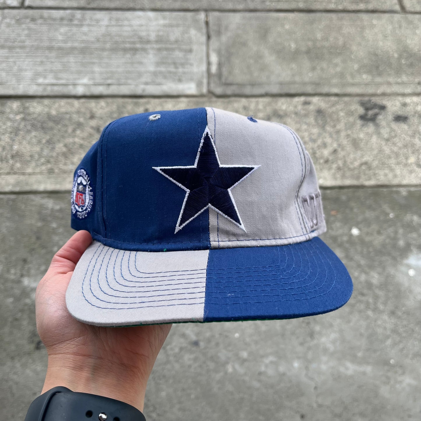 Vintage Starter Split Dallas Cowboys Snapback