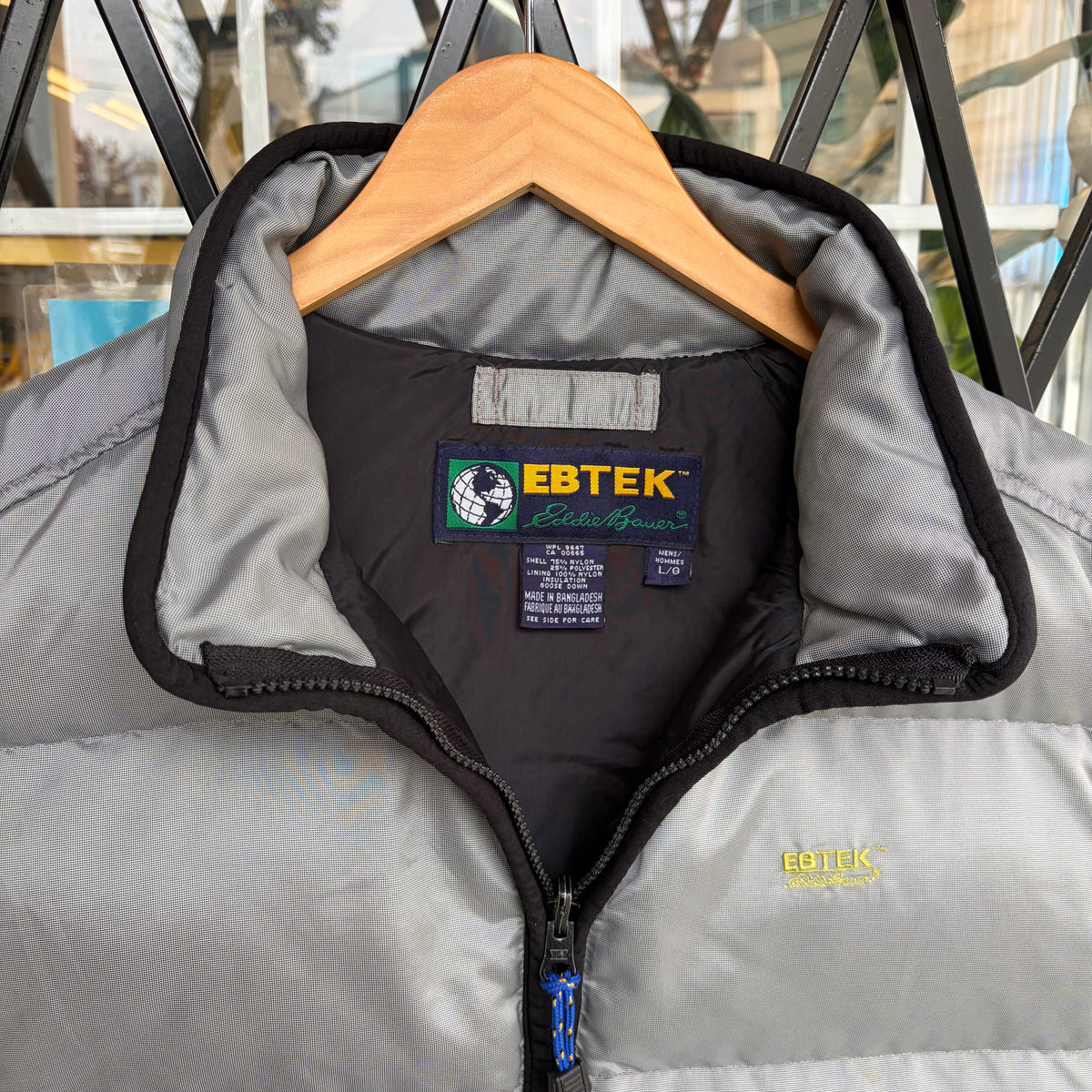 Vintage Eddie Bauer Ebtek Goose Down Puffer Vest - Size L