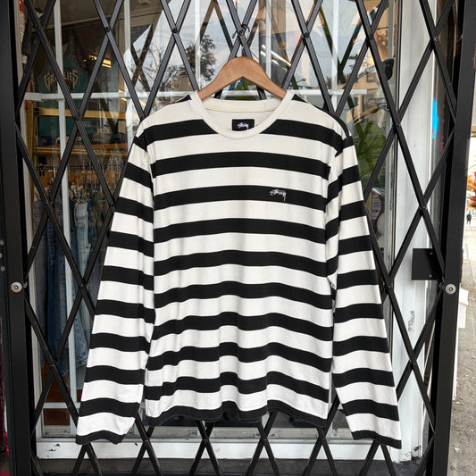 Stussy Striped Long Sleeve - Size L