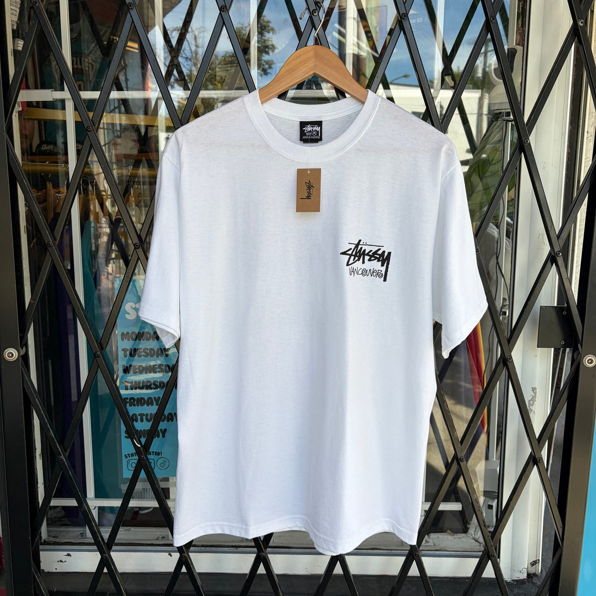 Stussy Vancouver Stock Tee White - Size M