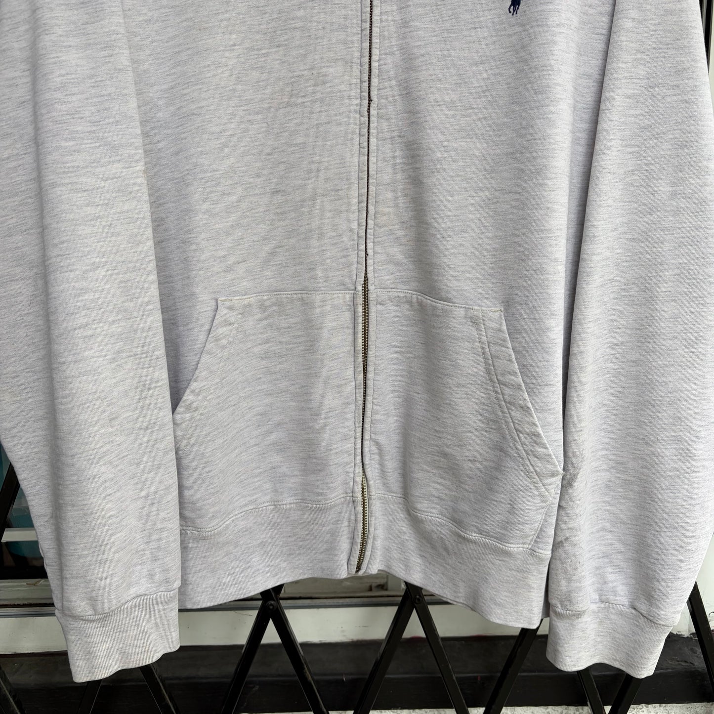 Vintage Polo Ralph Lauren Zip Up Hoodie - Size XL