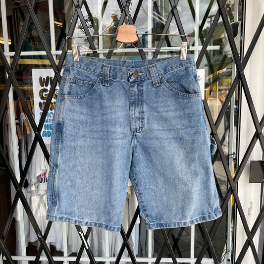Vintage Wrangler Cargo Denim Shorts - Size 30W
