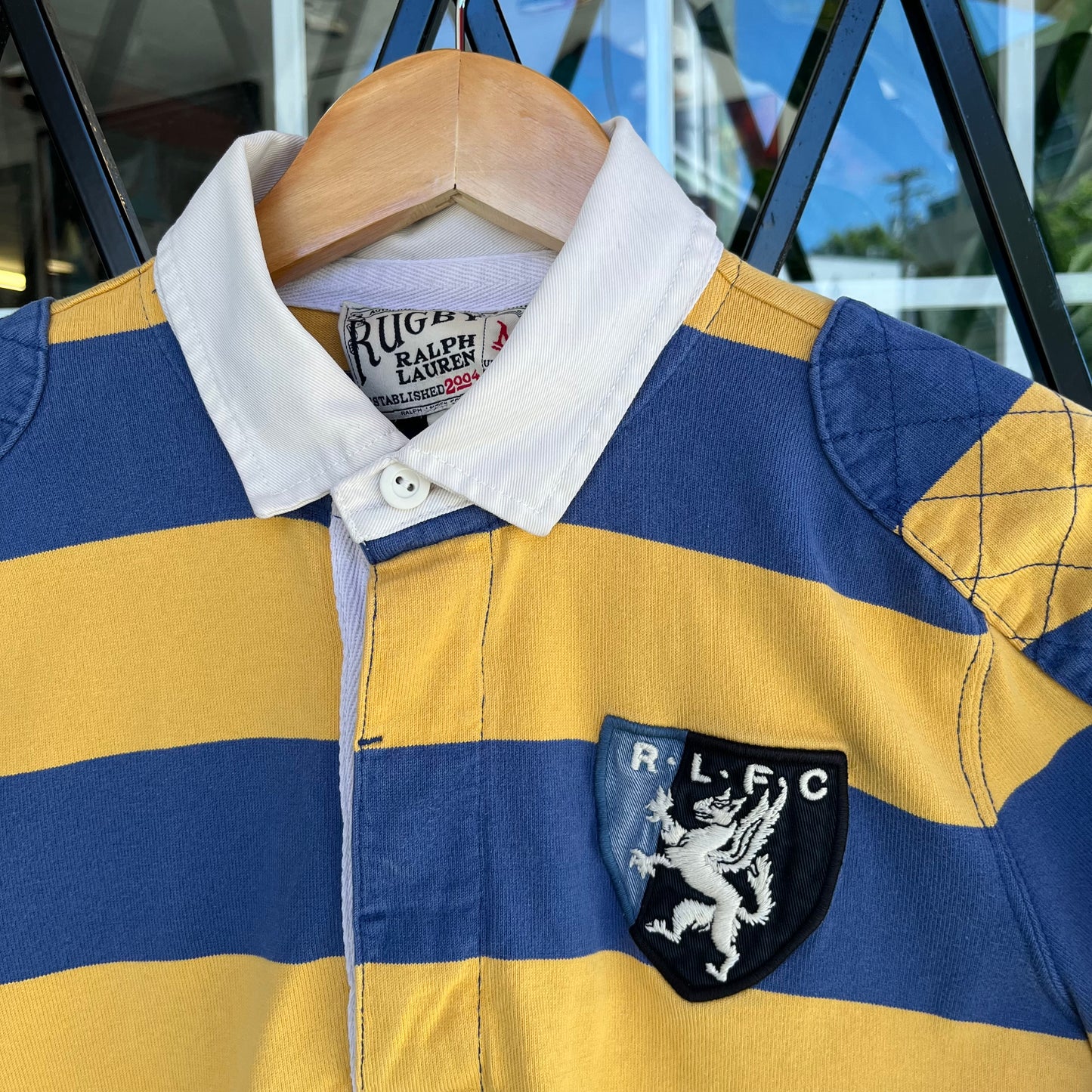 Vintage Polo Ralph Lauren Rugby Long Sleeve - Size M