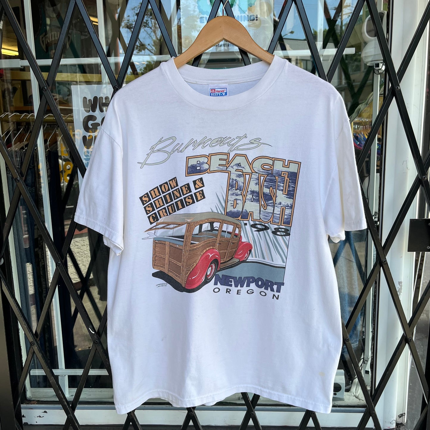 1998 Beach Bash Car Tee - Size L