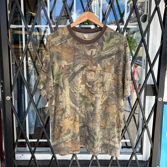 Vintage Real Tree Pocket Tee - Size XL