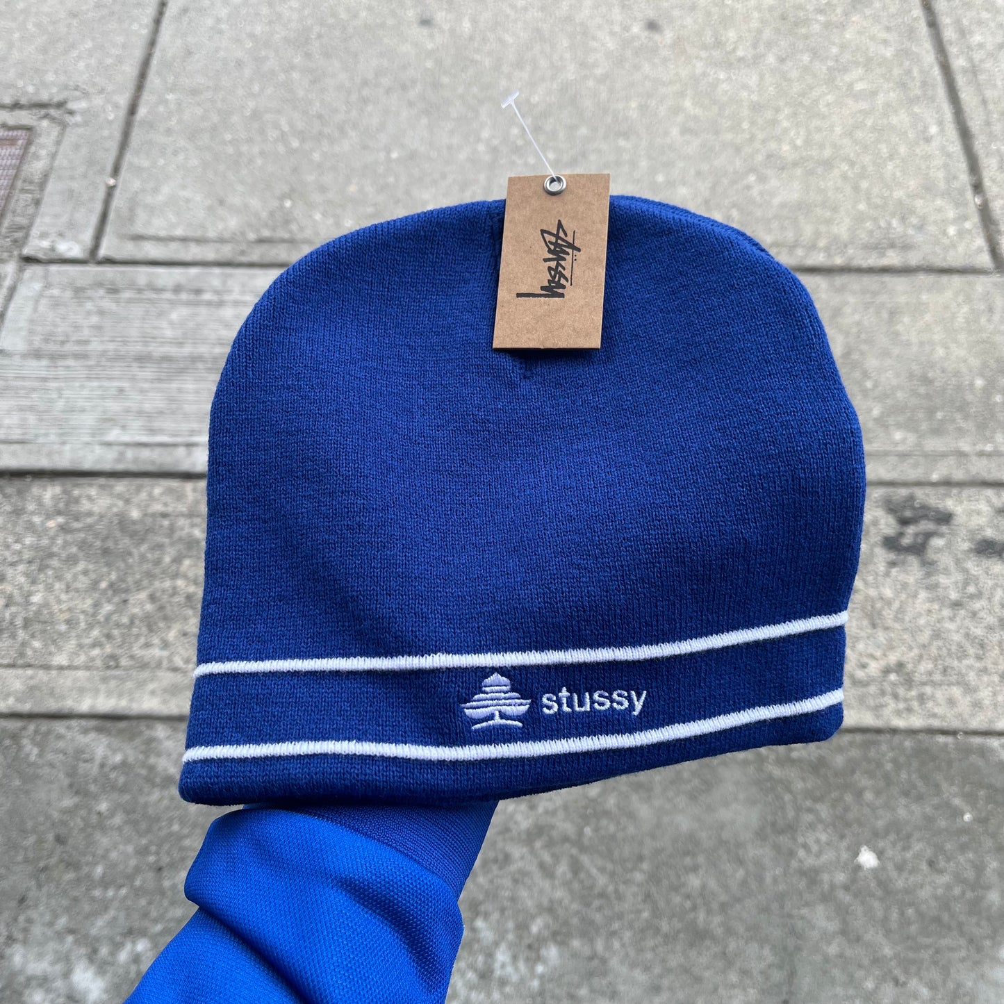 Stussy Spade Skullcap Royal Blue