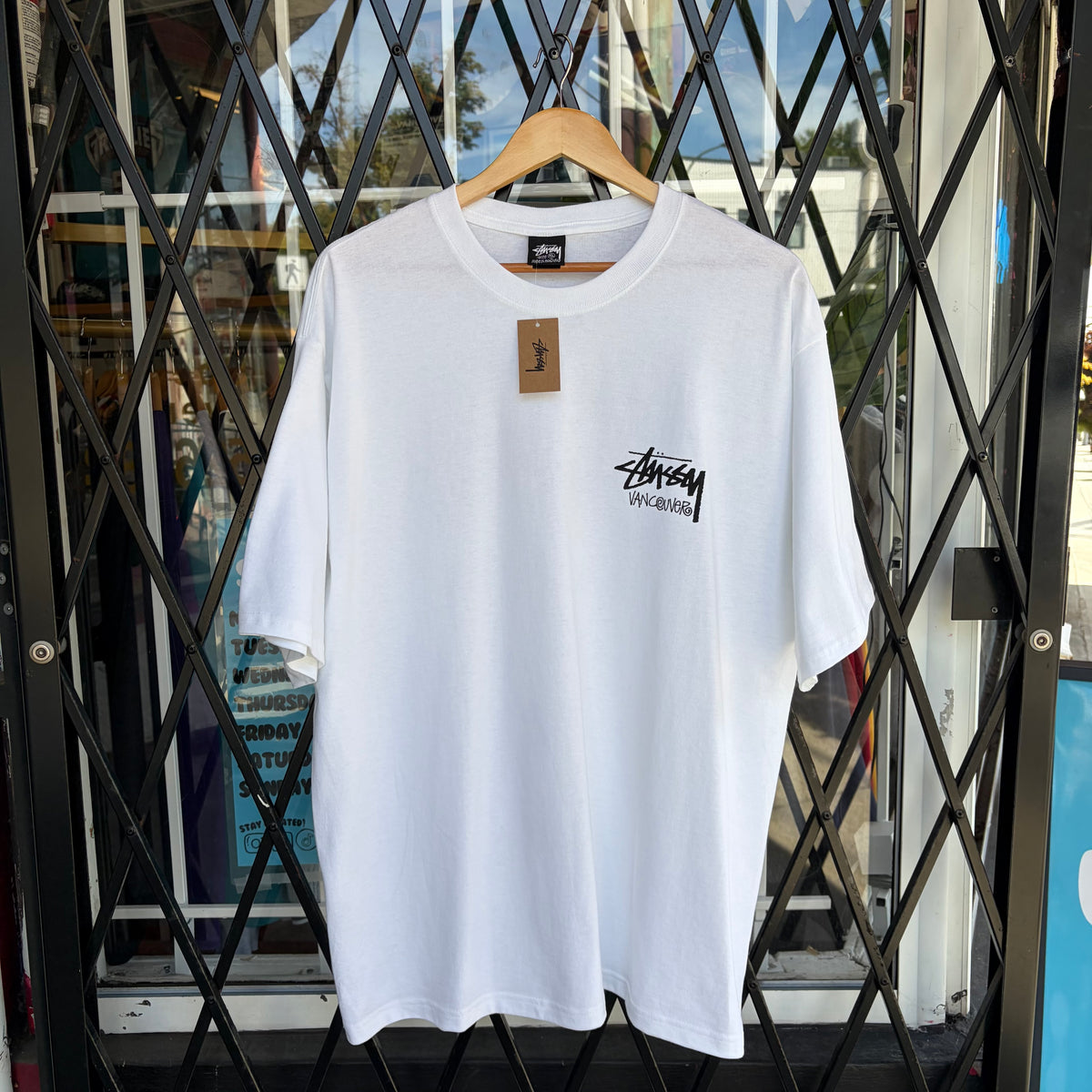 Stussy Vancouver Stock Tee White - Size XL