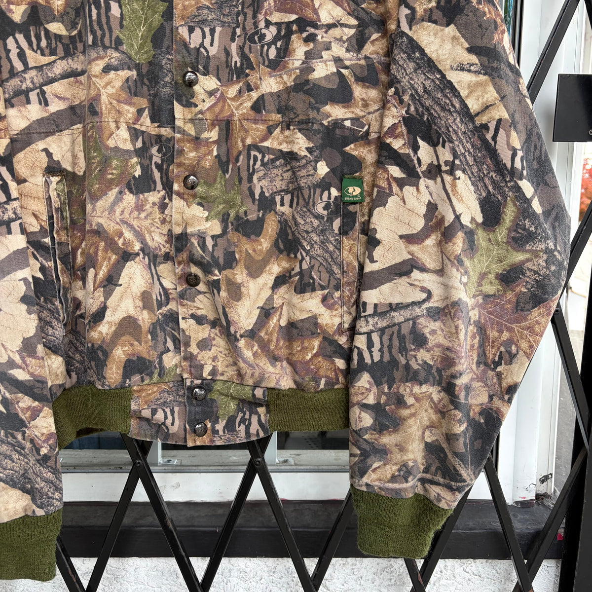 Vintage Mossy Oak Camo Snap Jacket - Size XXXL