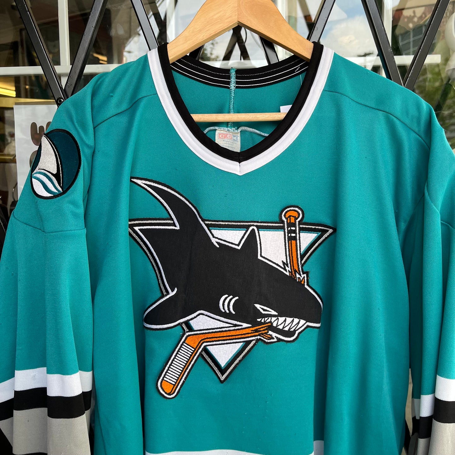 Vintage San Jose Sharks Jersey - Size L