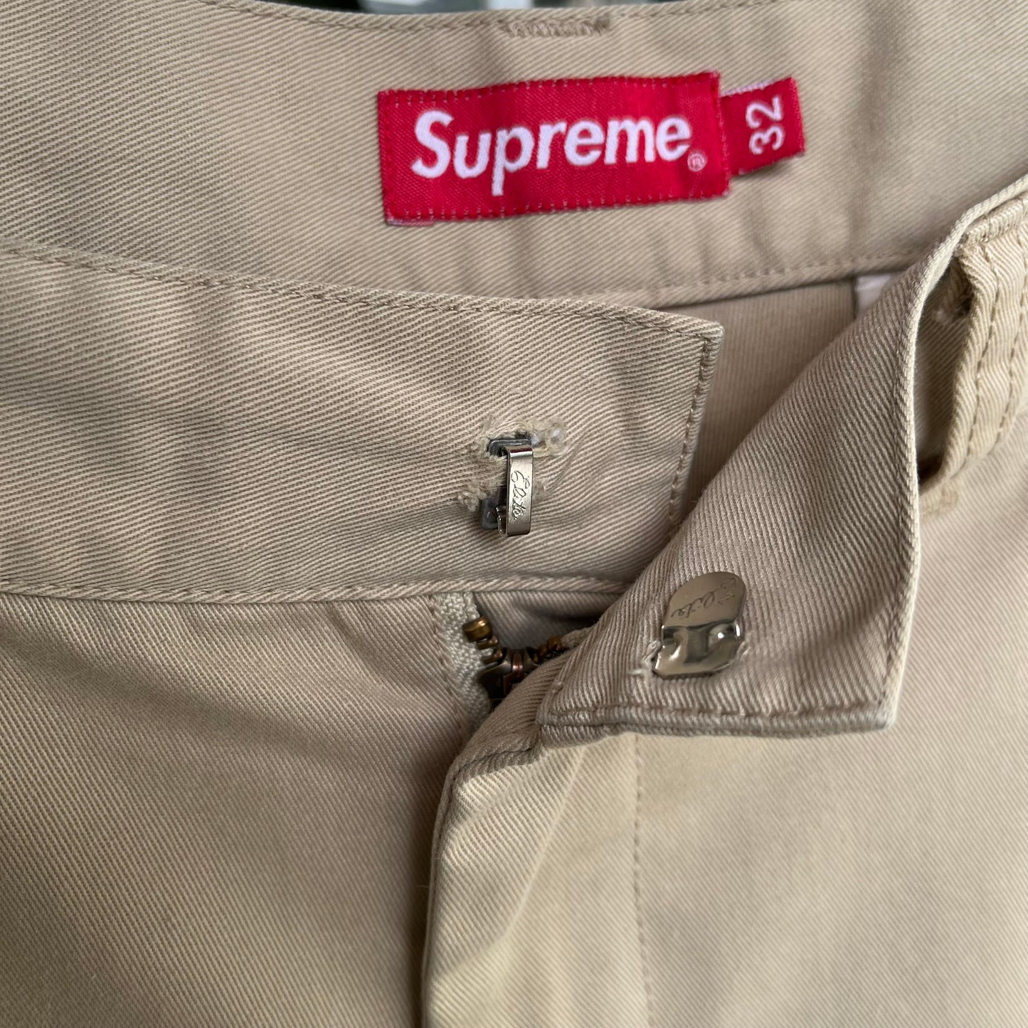 Supreme Khaki Pants - Size 32W x 32L
