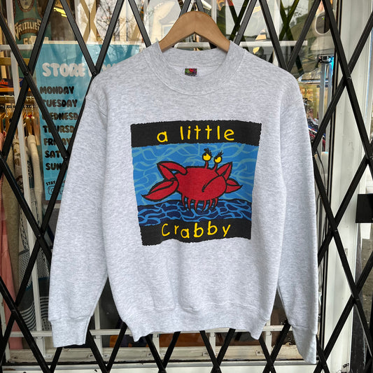 Vintage A Little Crabby Crewneck - Size S
