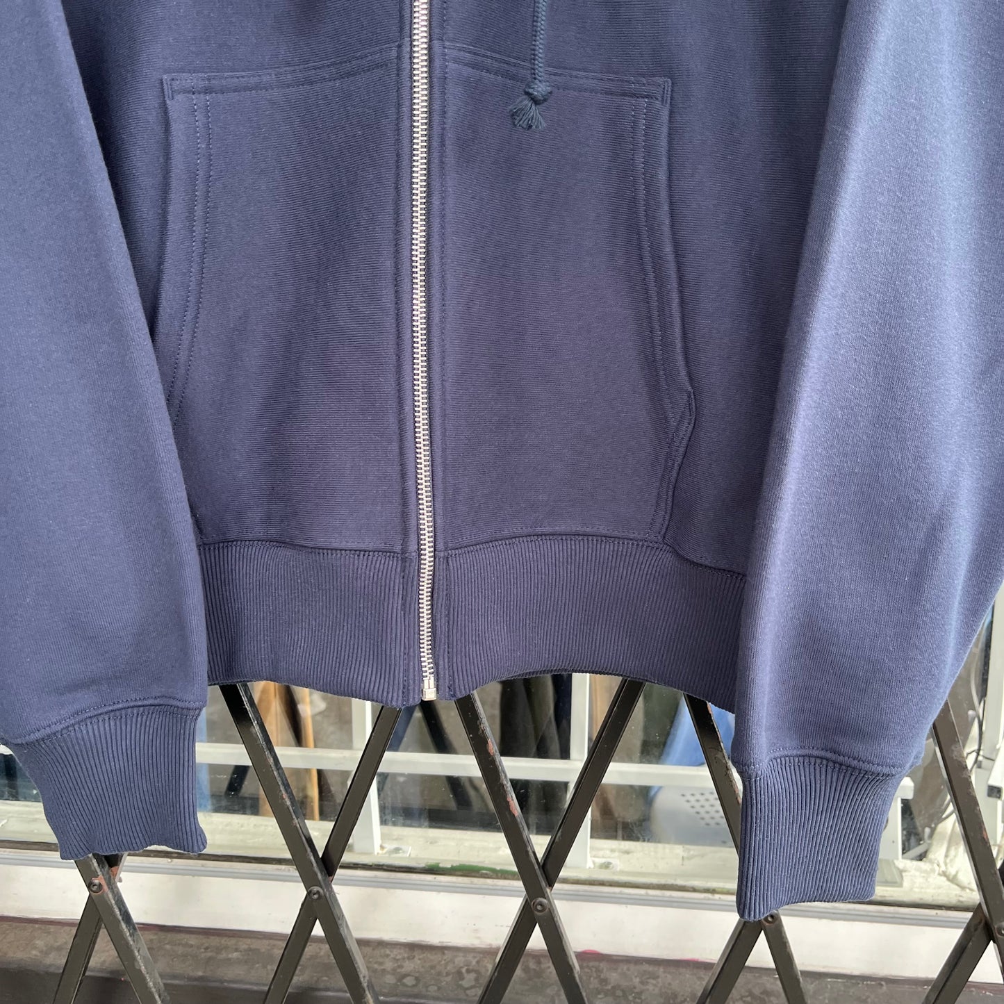 Stussy Stock Vancouver Zip Hoodie Navy - Size S