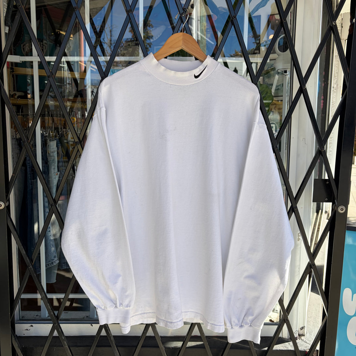 Vintage Nike Mock Neck Long Sleeve - Size XL