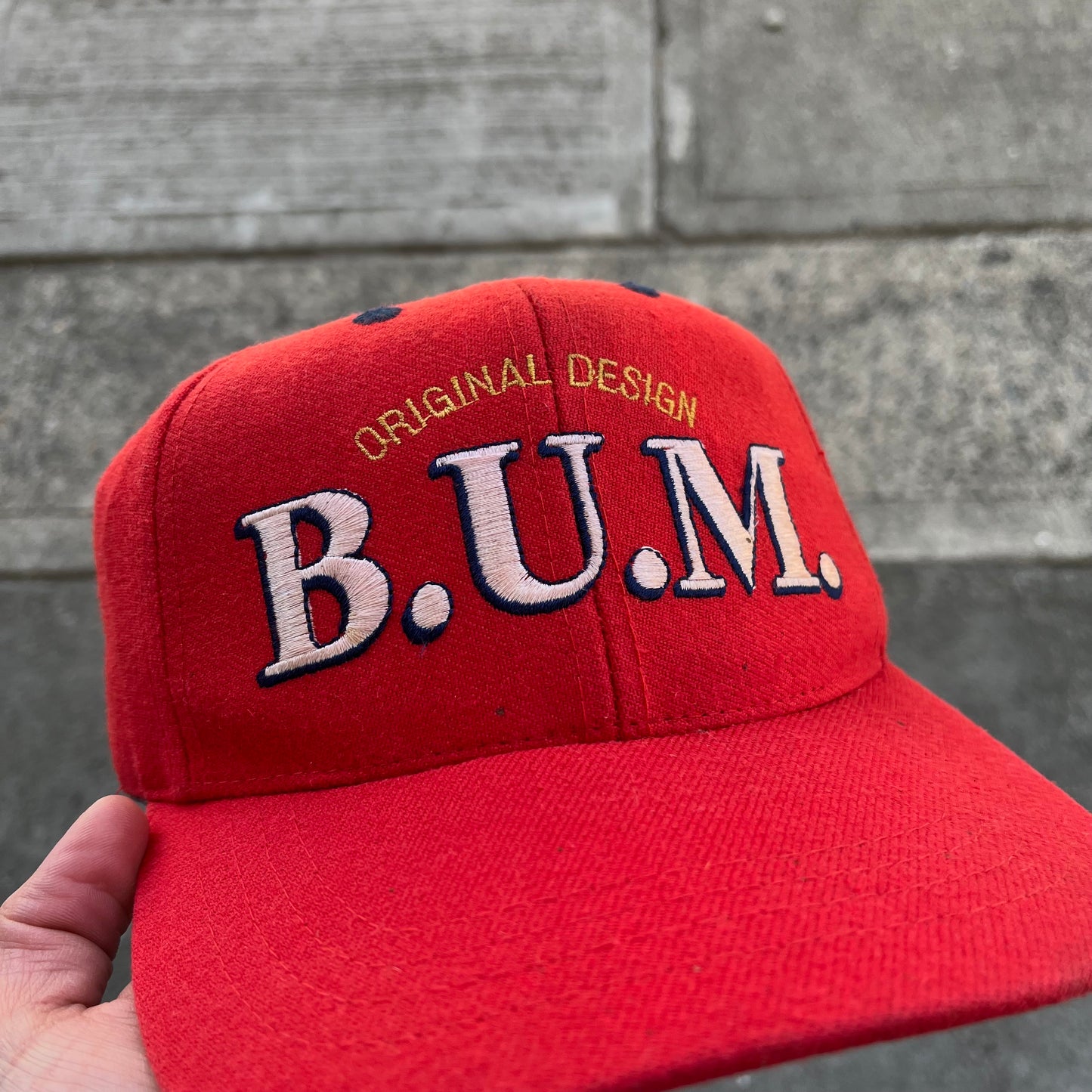 Vintage BUM Equipment Snapback