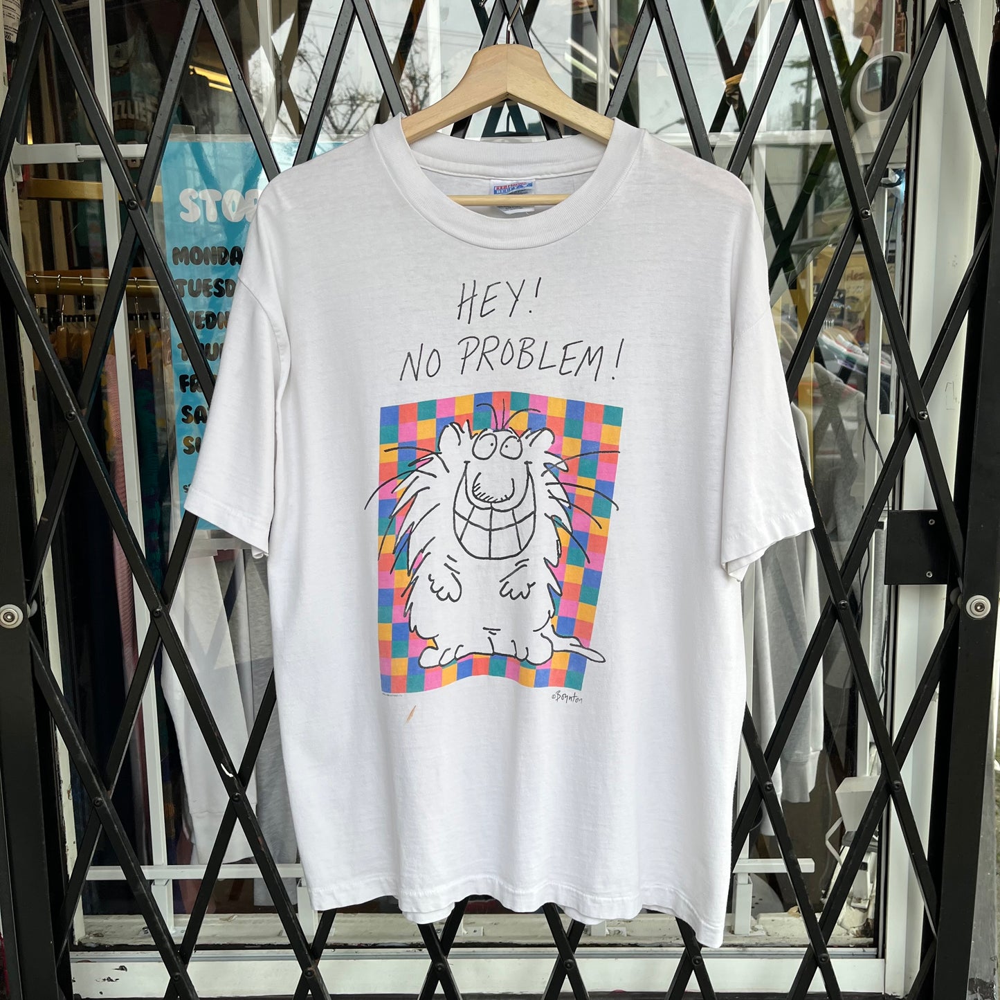 Vintage No Problem Rat Tee - Size L