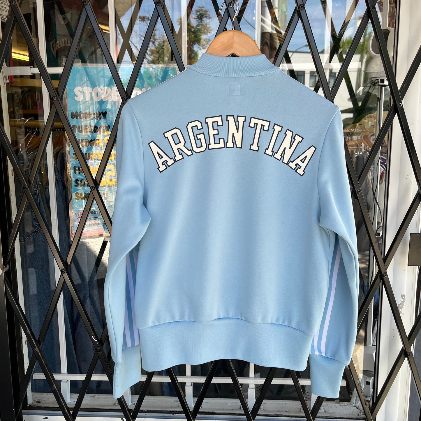 Retro Adidas Argentina World Cup Zip Up Jacket - Size women’s L