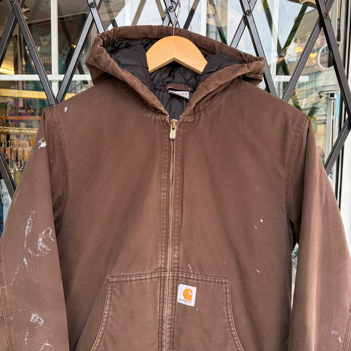 Carhartt Hooded Jacket - Fits size Women’s S