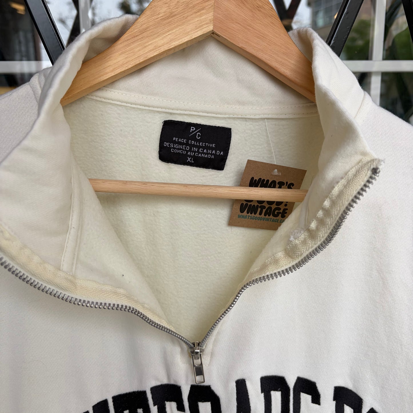 Peace Collective x Whitecaps FC Quarter Zip Sweater - Size XL