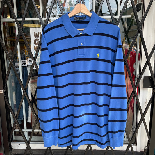 Vintage Polo Ralph Lauren Striped Long Sleeve - Size XL