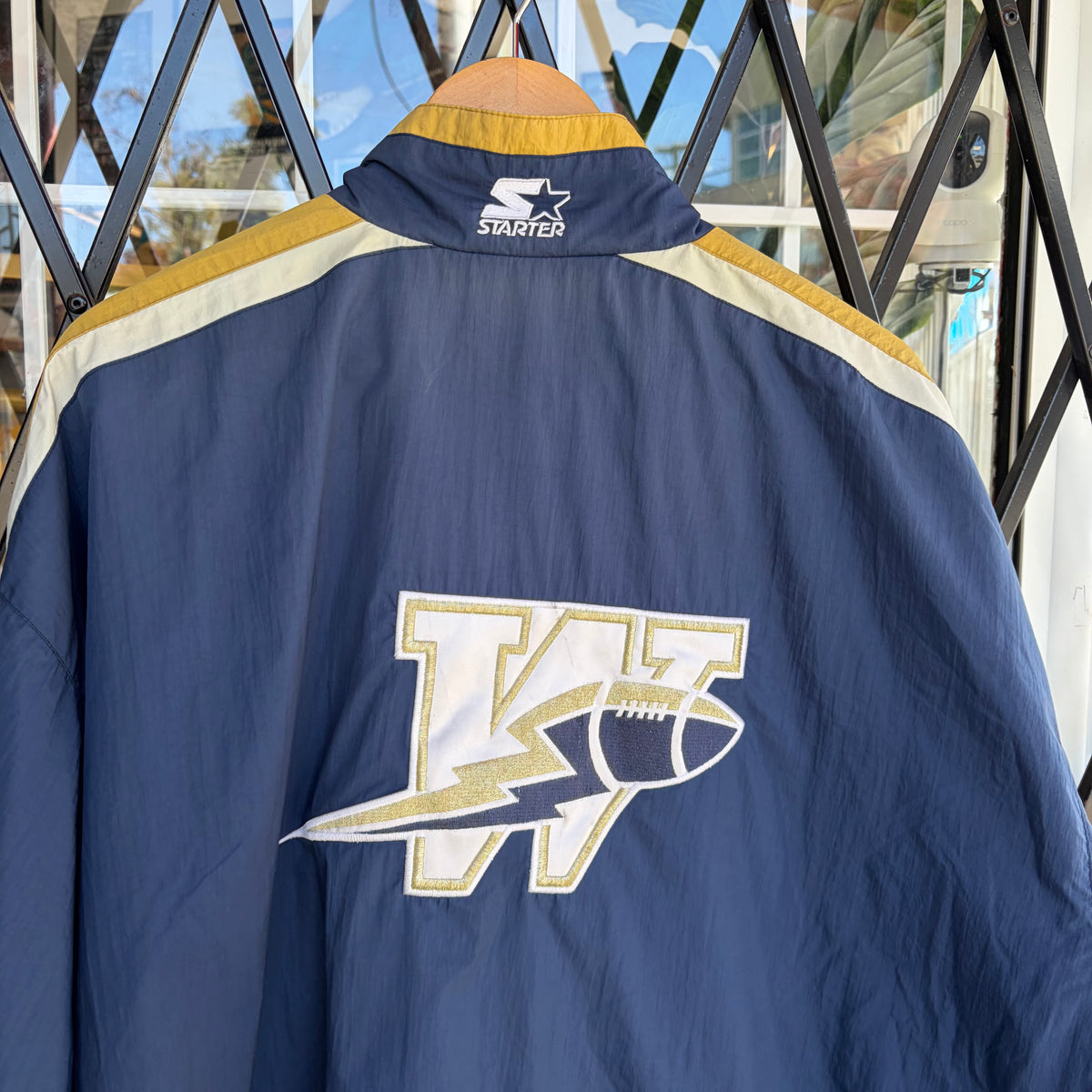 Vintage Starter Winnipeg Blue Bombers Windbreaker - Size XXL