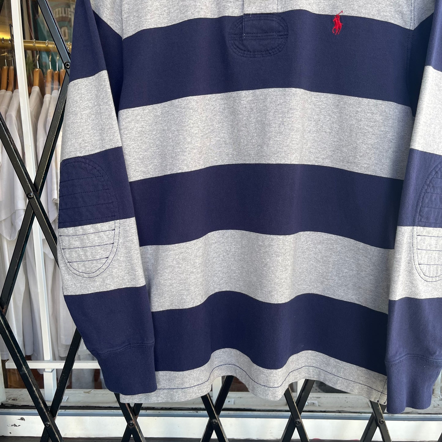 Polo Ralph Lauren Striped Rugby Long Sleeve - Size L