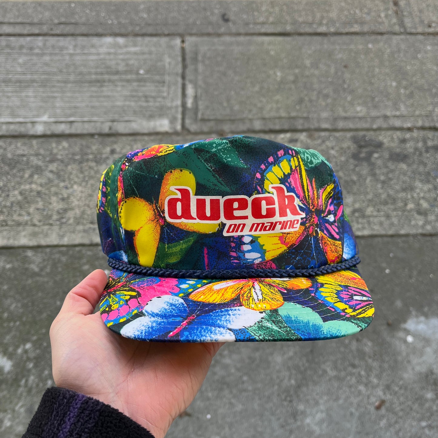 Vintage Dueck on Marine Floral Snapback