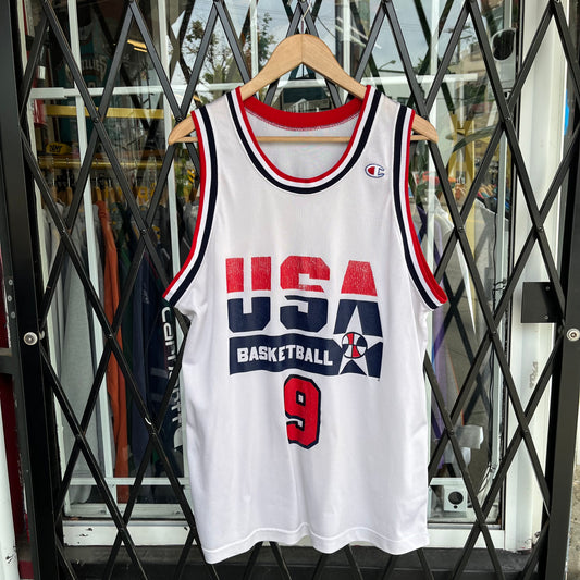 Vintage Champion Team USA Olympics Michael Jordan Jersey - Size XL