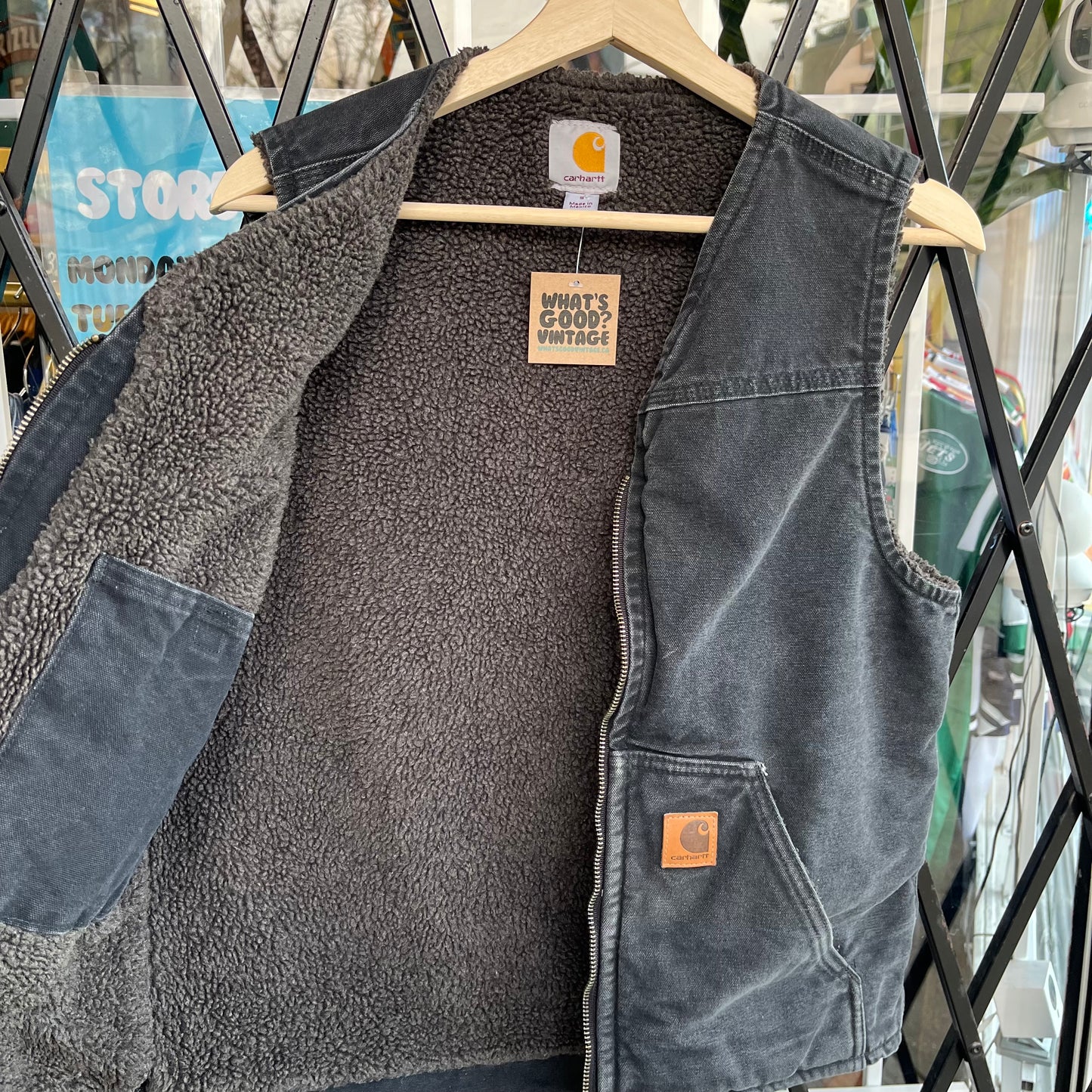 Carhartt Sherpa Lined Vest - Size S