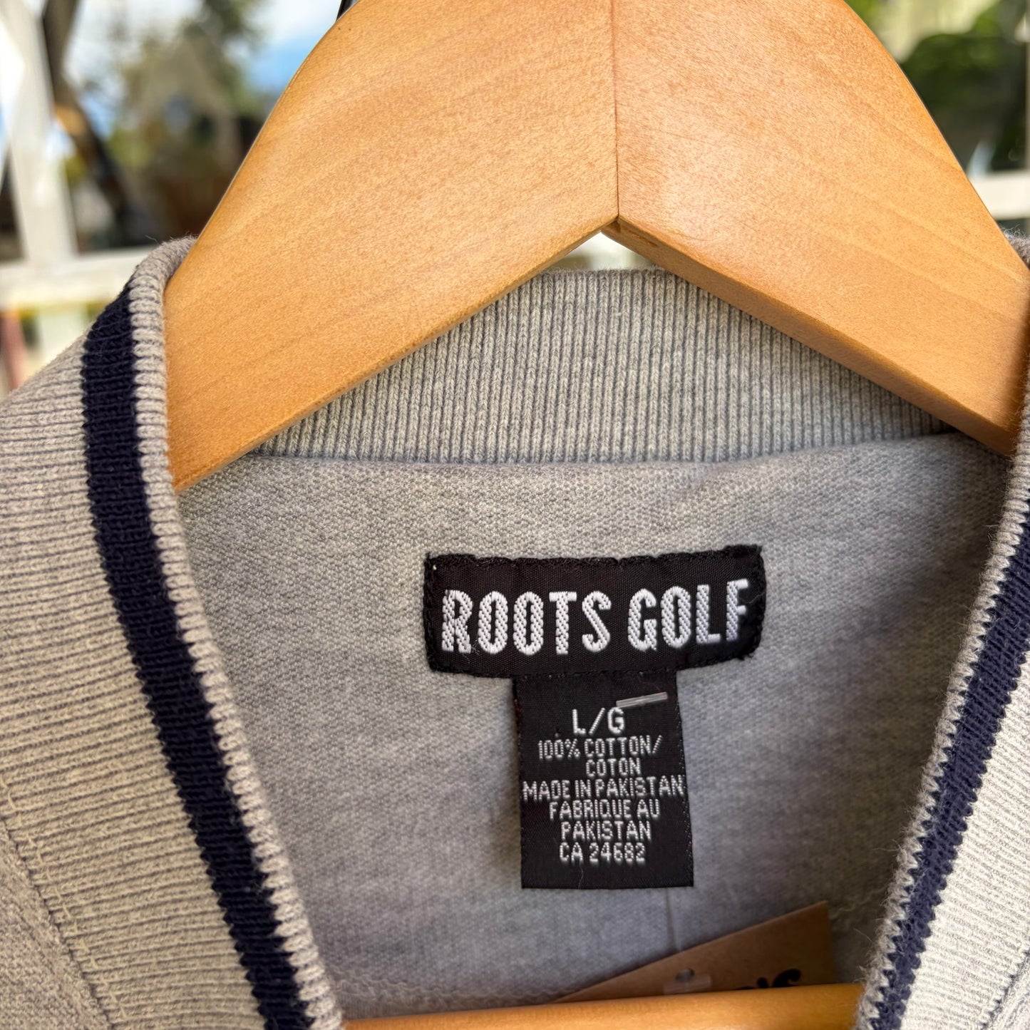 Vintage Roots Golf Mockneck Shirt - Size L