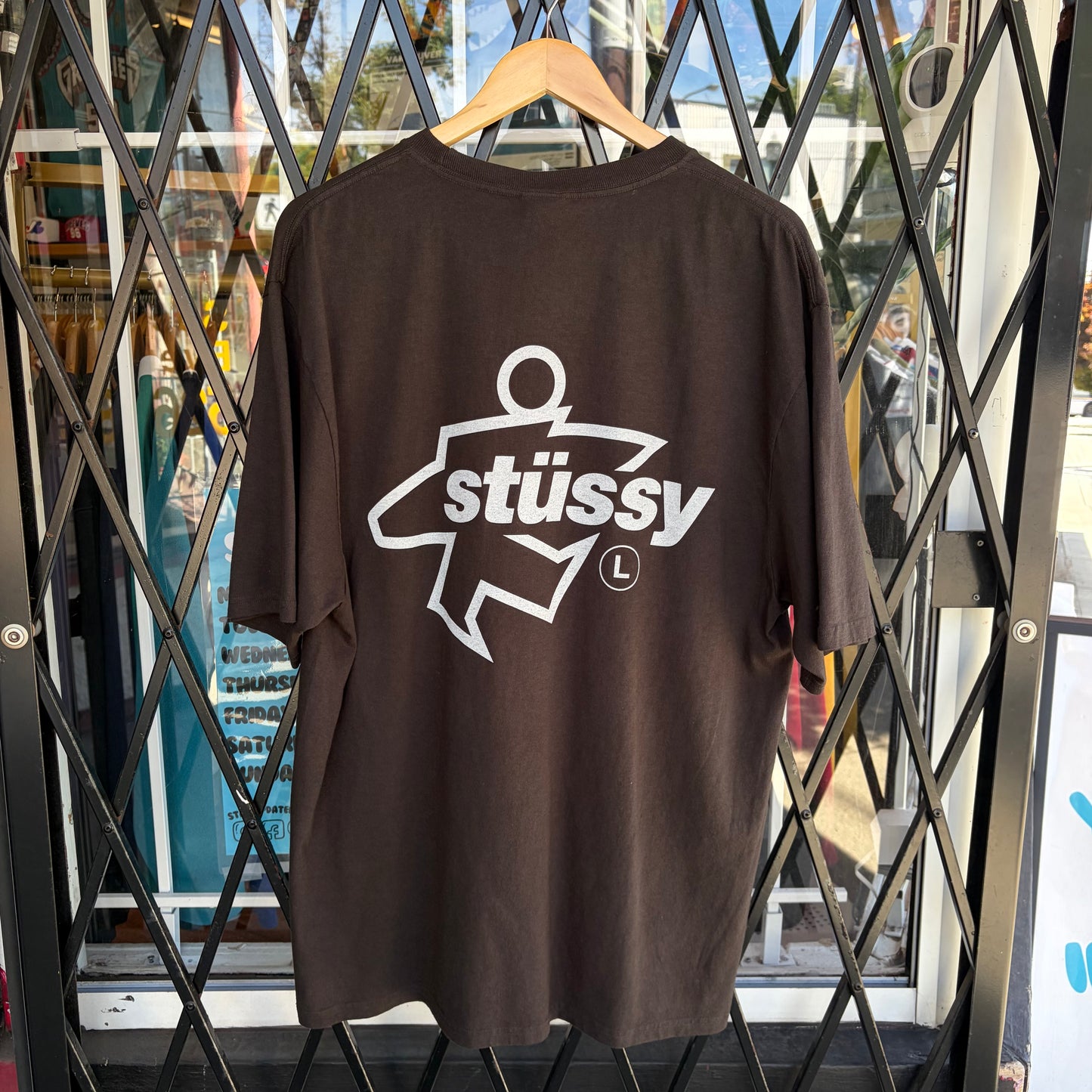 Stussy Surf Size Tee Faded Black - Size L