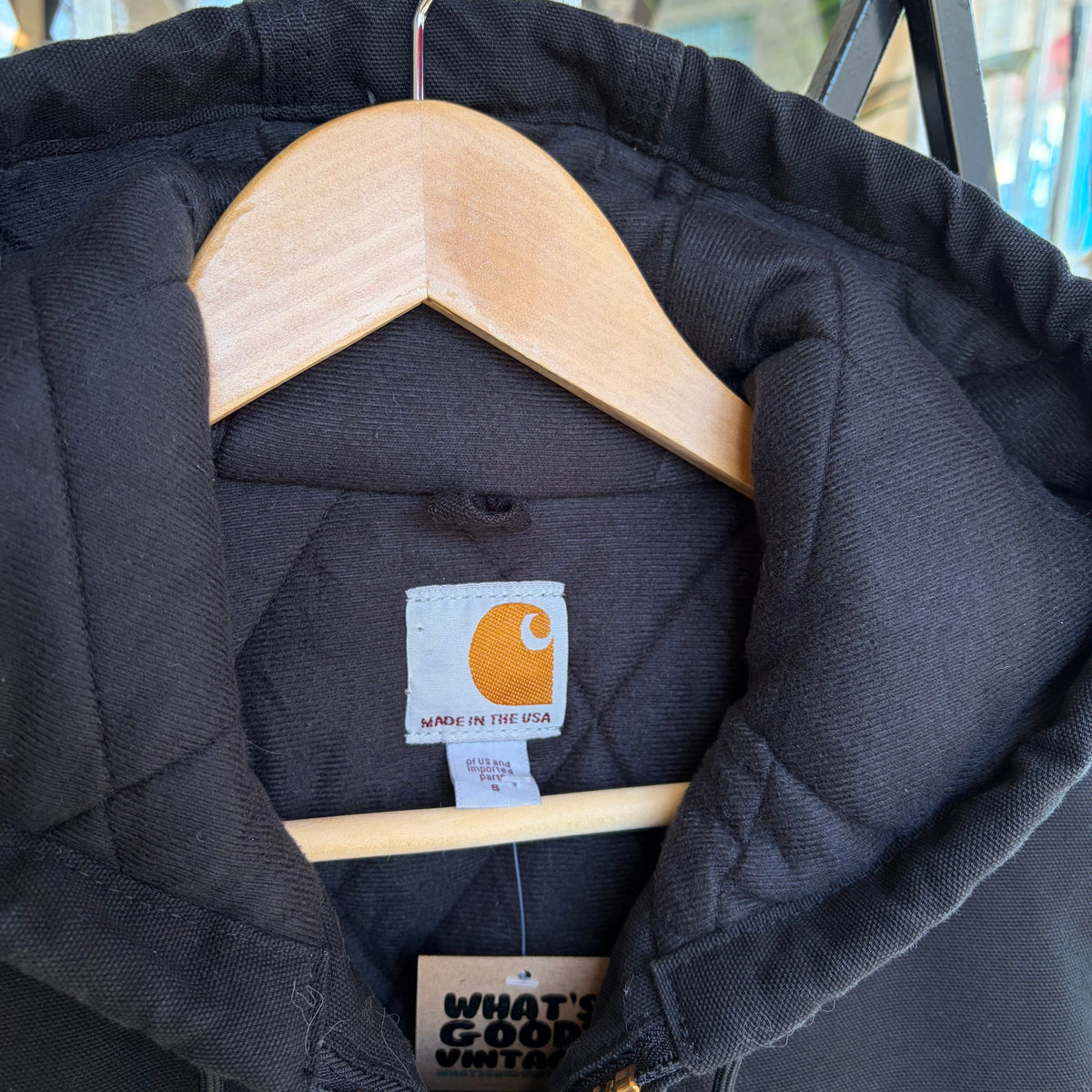 Carhartt Zip Up Hooded Jacket - Size S