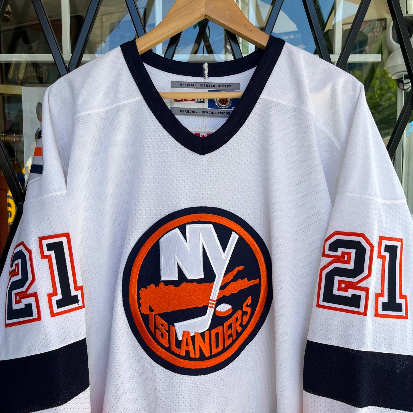 Vintage NY Islanders Hunter Jersey - Size L