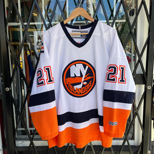 Vintage NY Islanders Hunter Jersey - Size L