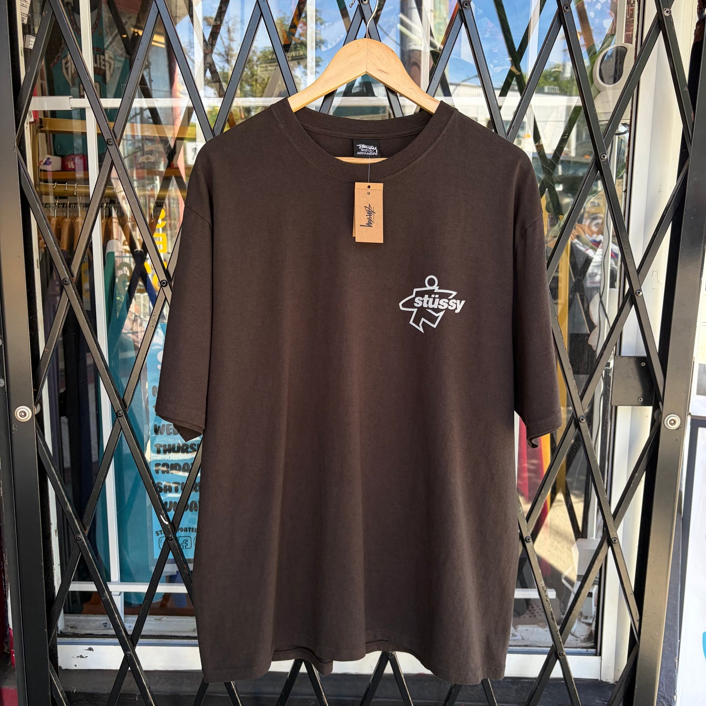 Stussy Surf Size Tee Faded Black - Size L