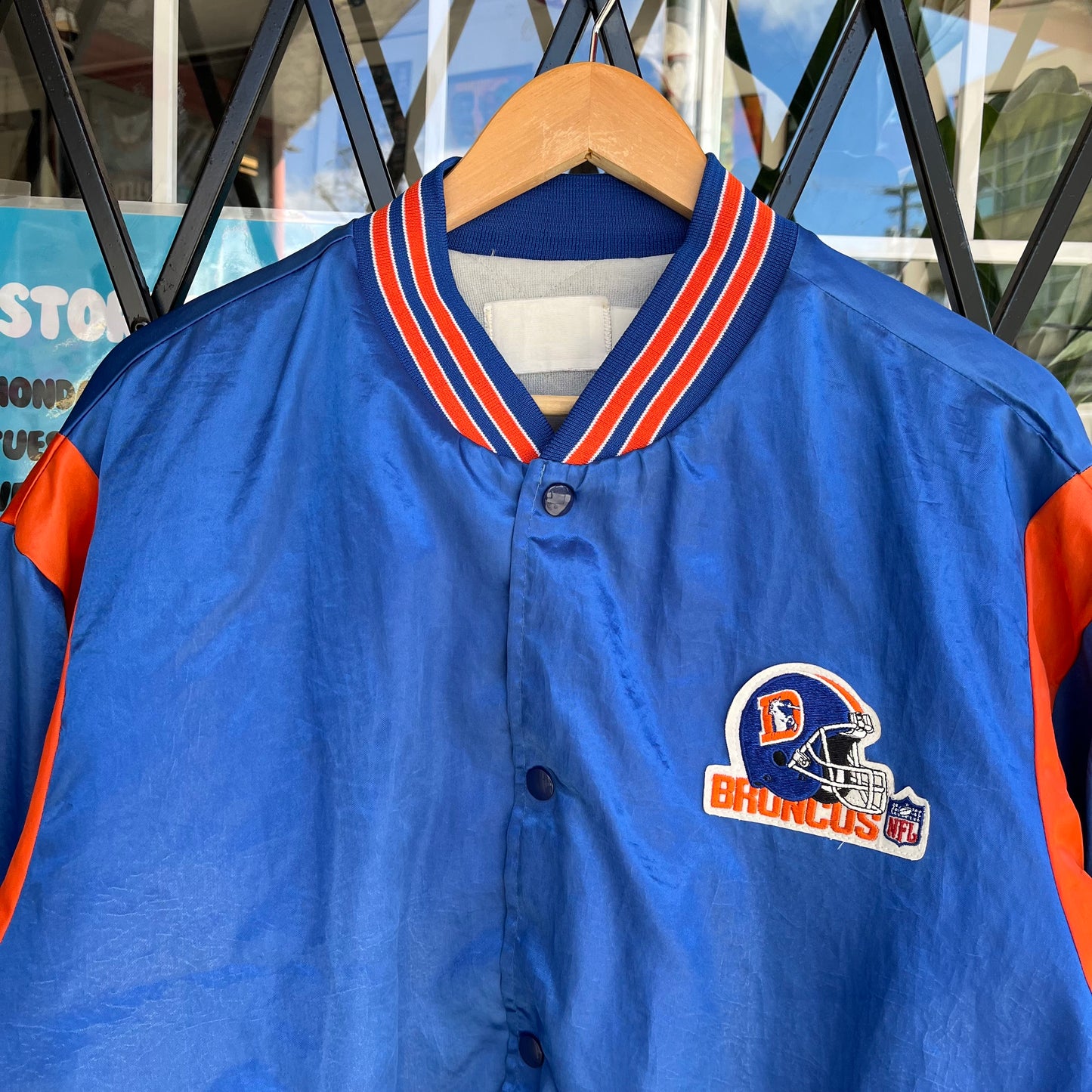 1980’s Denver Broncos Satin Jacket - Size XL