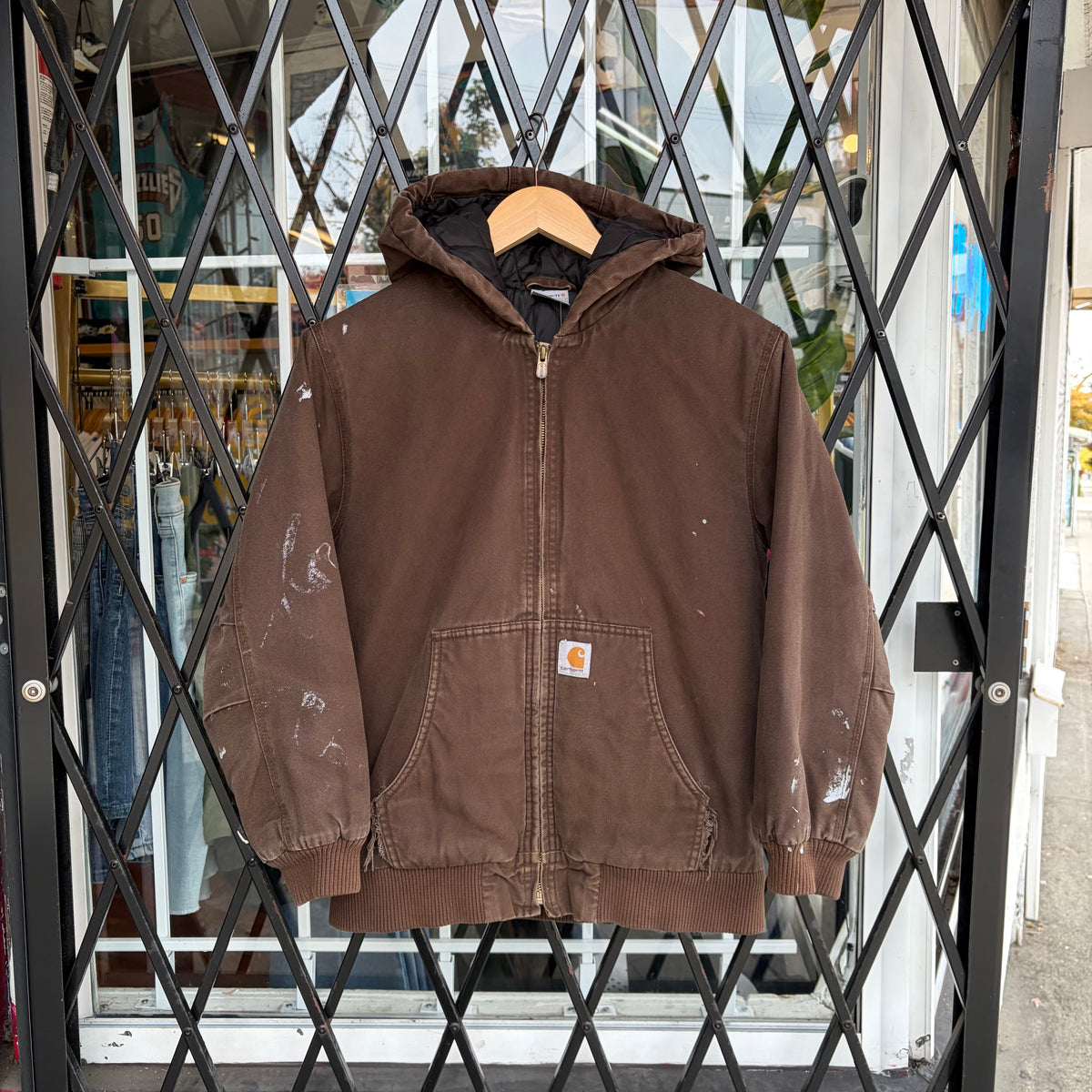 Carhartt Hooded Jacket - Fits size Women’s S