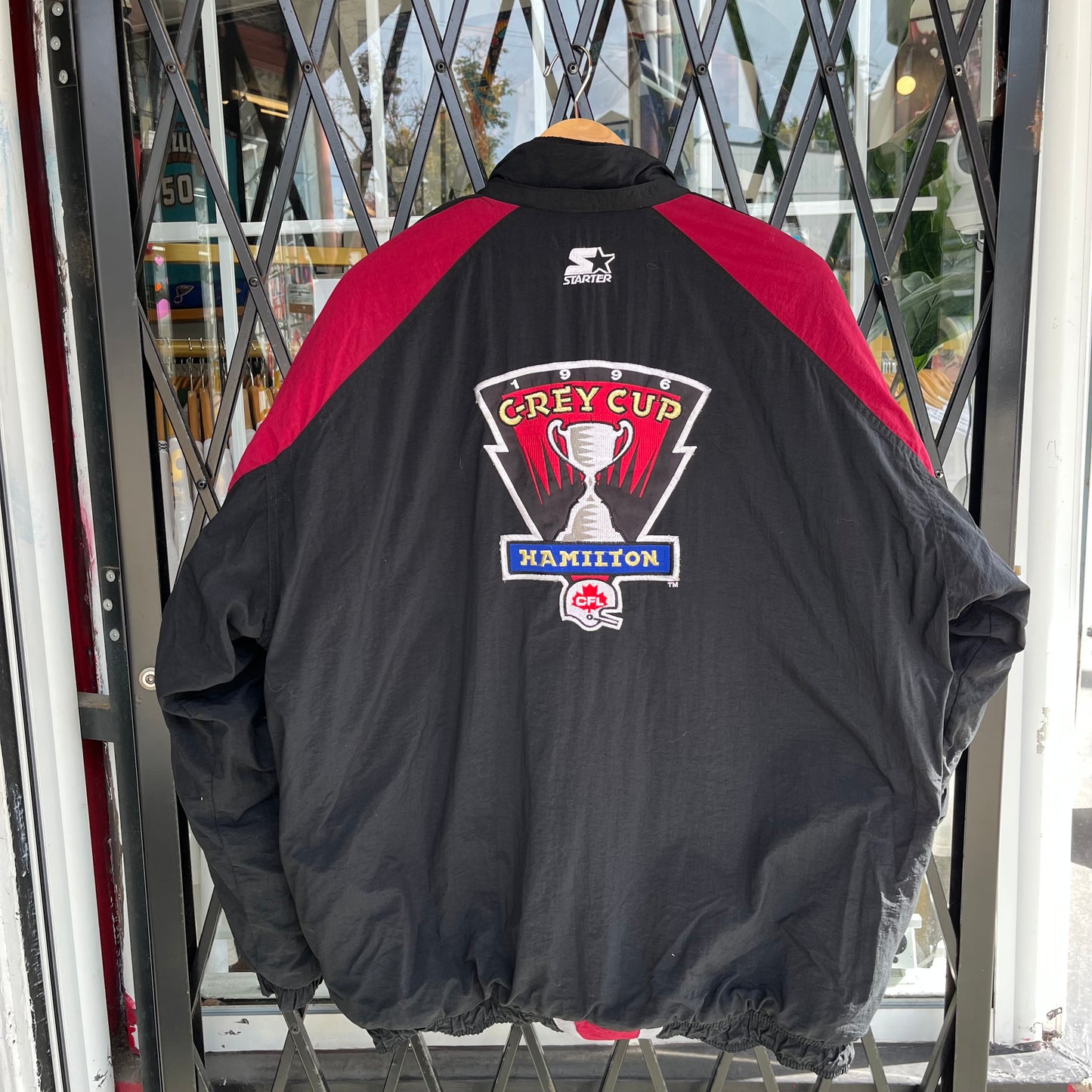 1996 Starter CFL Grey Cup Hamilton Jacket - Size XL