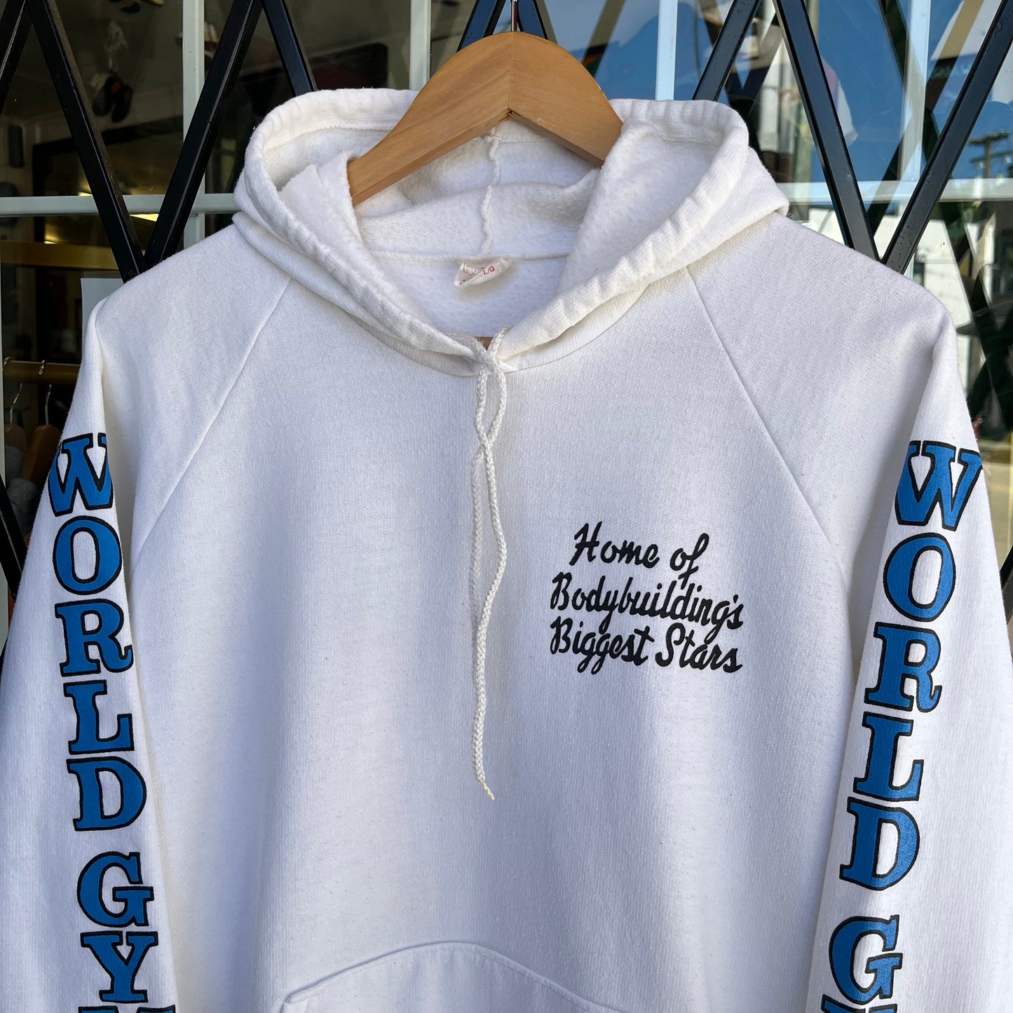 1980’s World Gym Hoodie - Size L