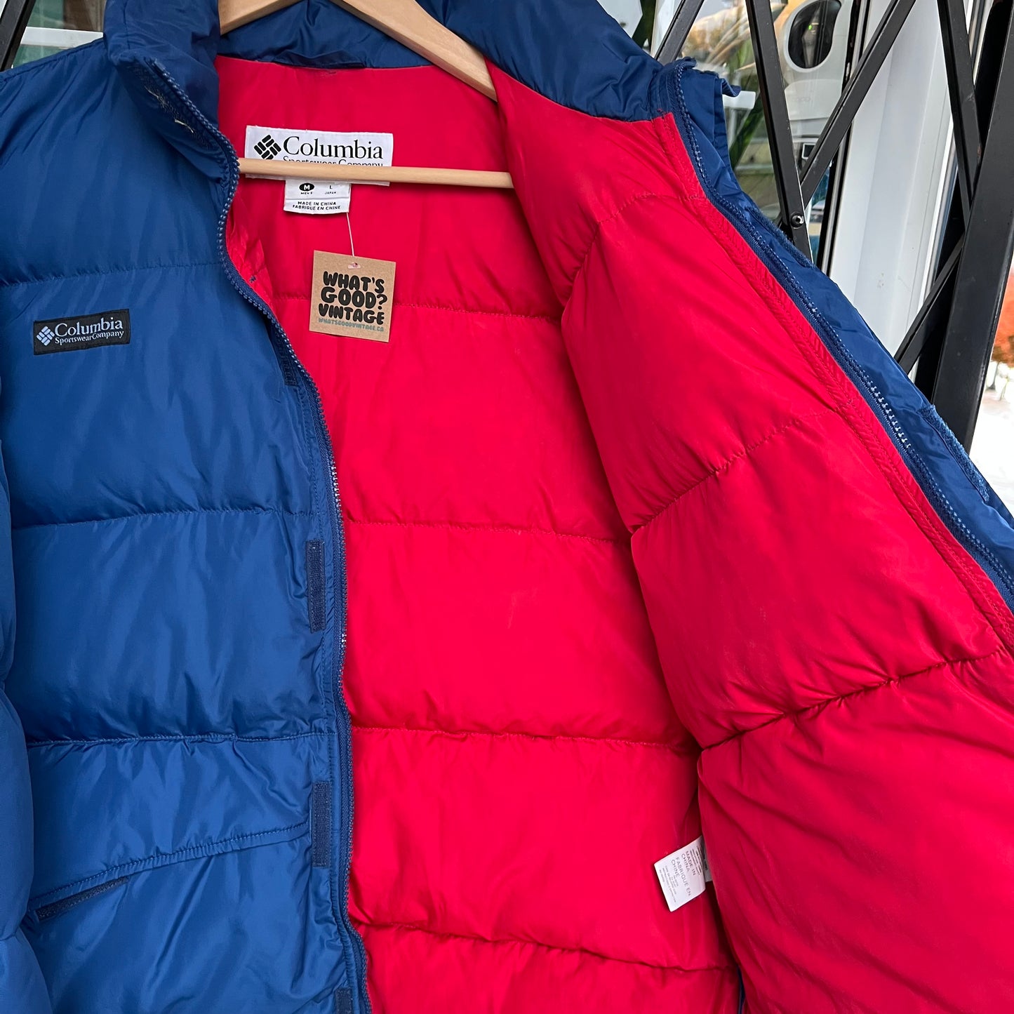 Vintage Columbia Down Puffer Jacket - Size M