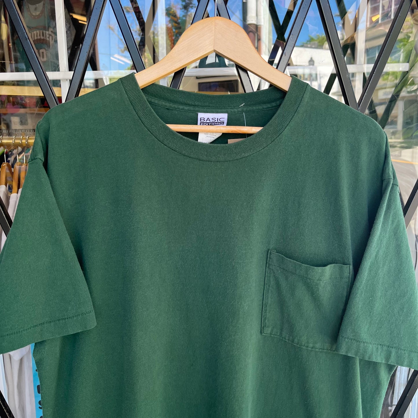 Vintage Blank Pocket Tee - Size XXL