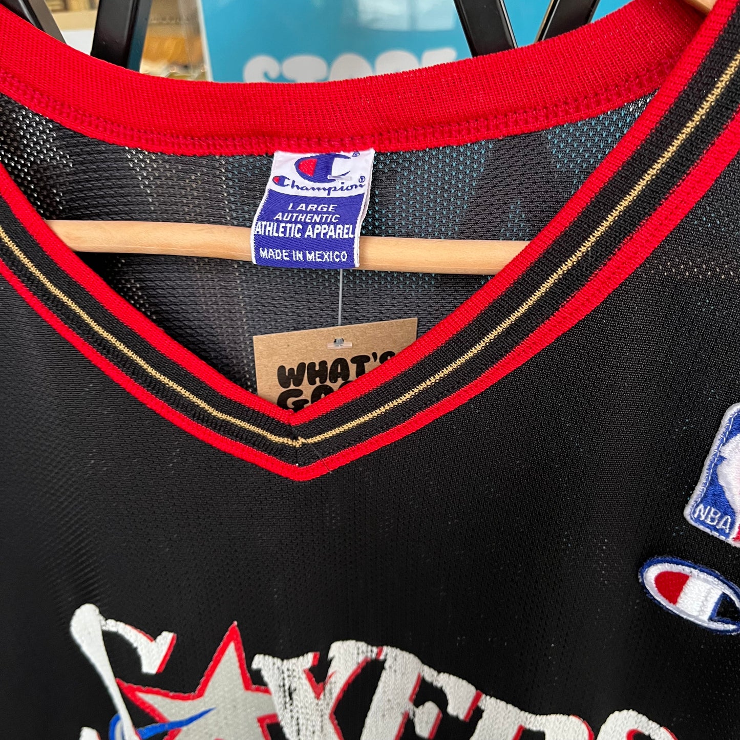 Vintage Champion 76ers Iverson Jersey - Size 44