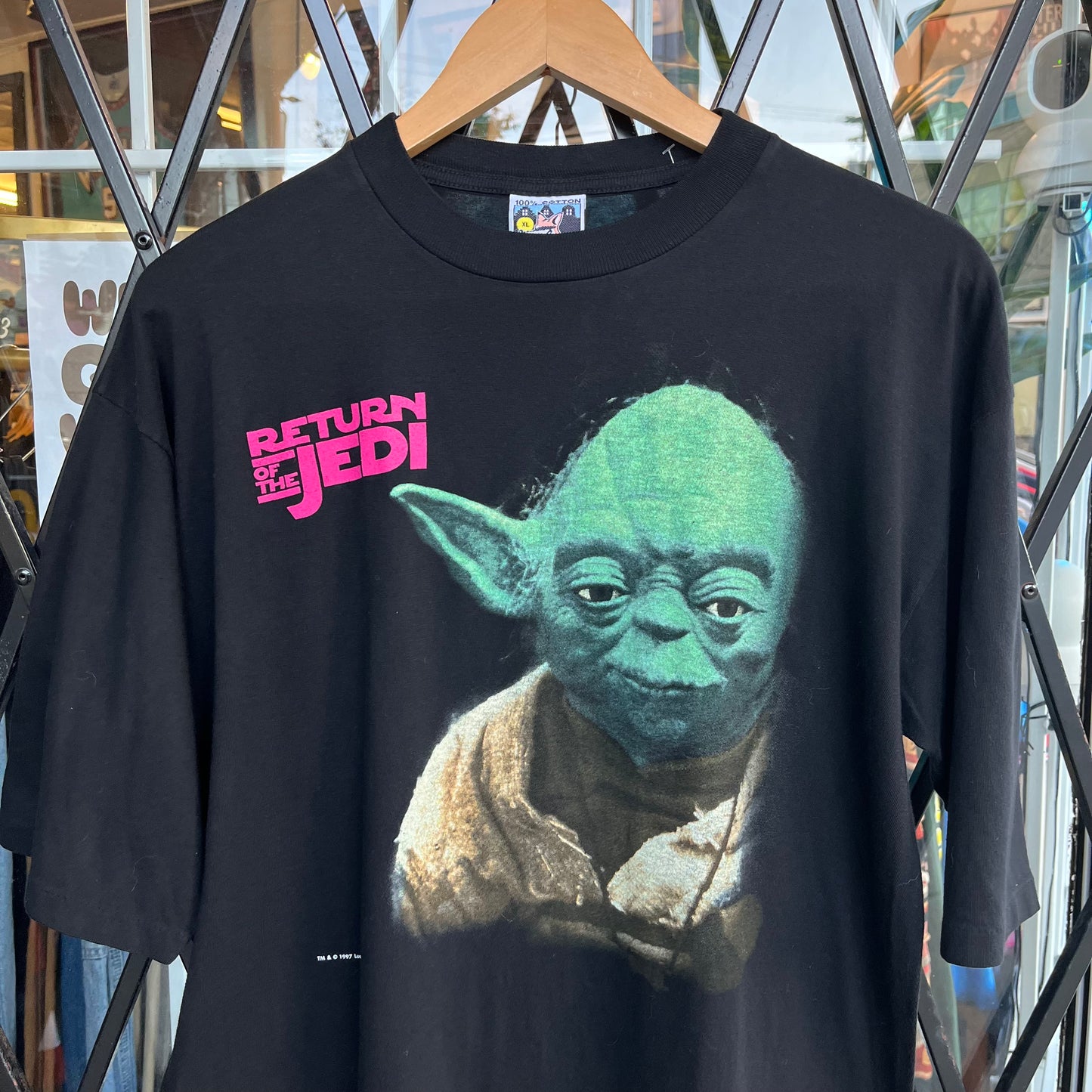 1997 Starwars ROTJ Yoda Tee - Size XL