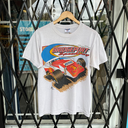 Vintage Bridgeport Speedway Racing Tee - Size M