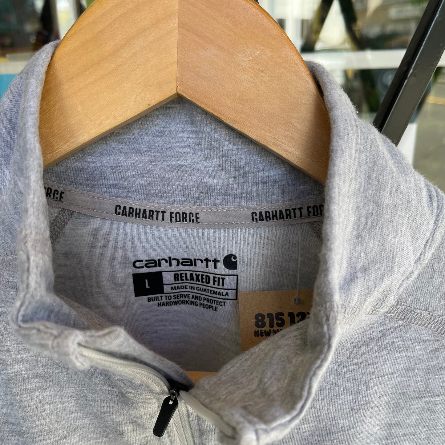 Carhartt Light Quarter Zip Sweater - Size L