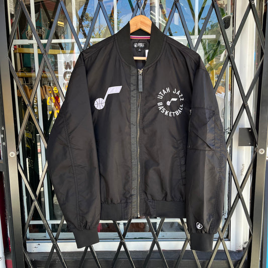 Utah Jazz Flight Bomber Jacket - Size L