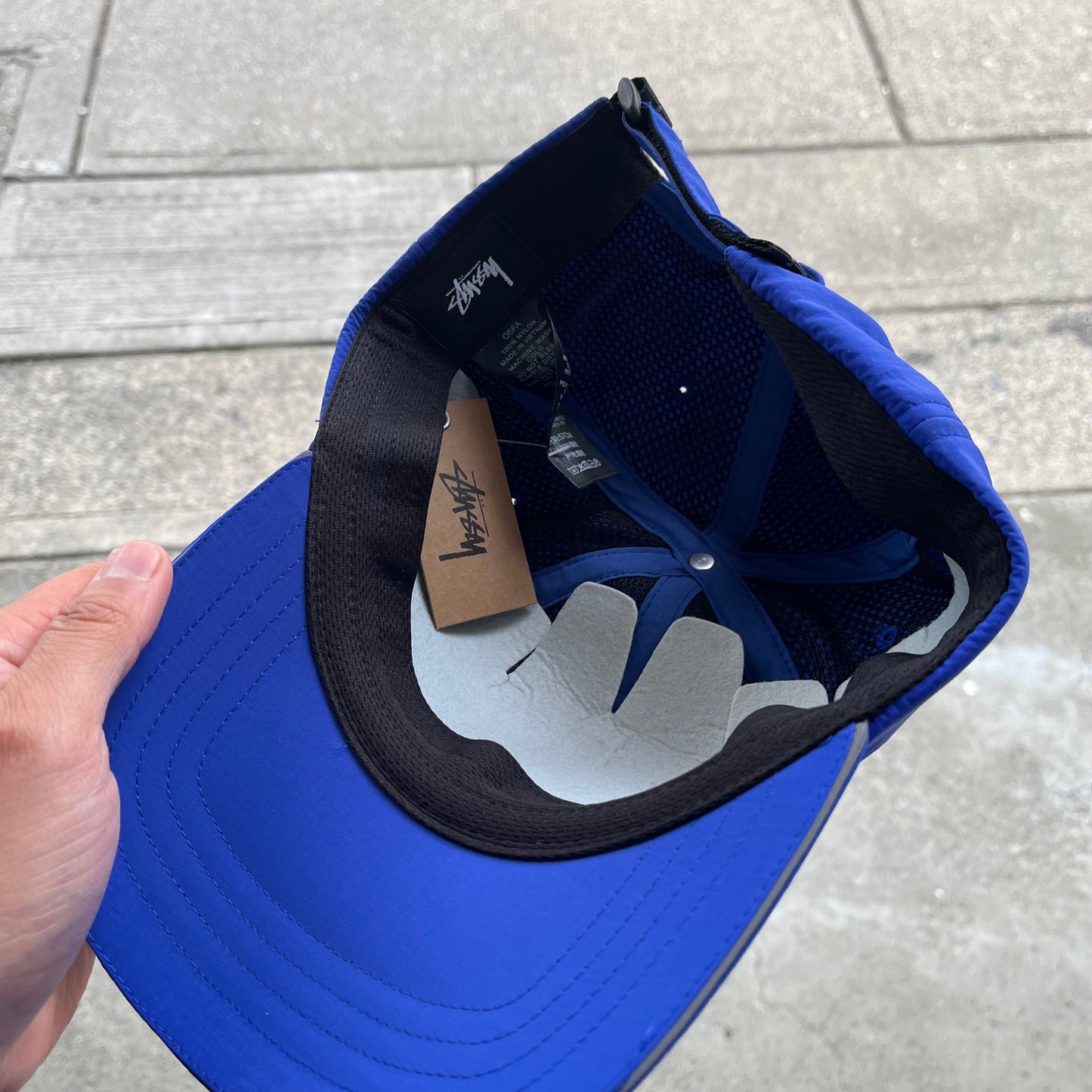 Stussy Smooth Stock Strapback Cap Blue