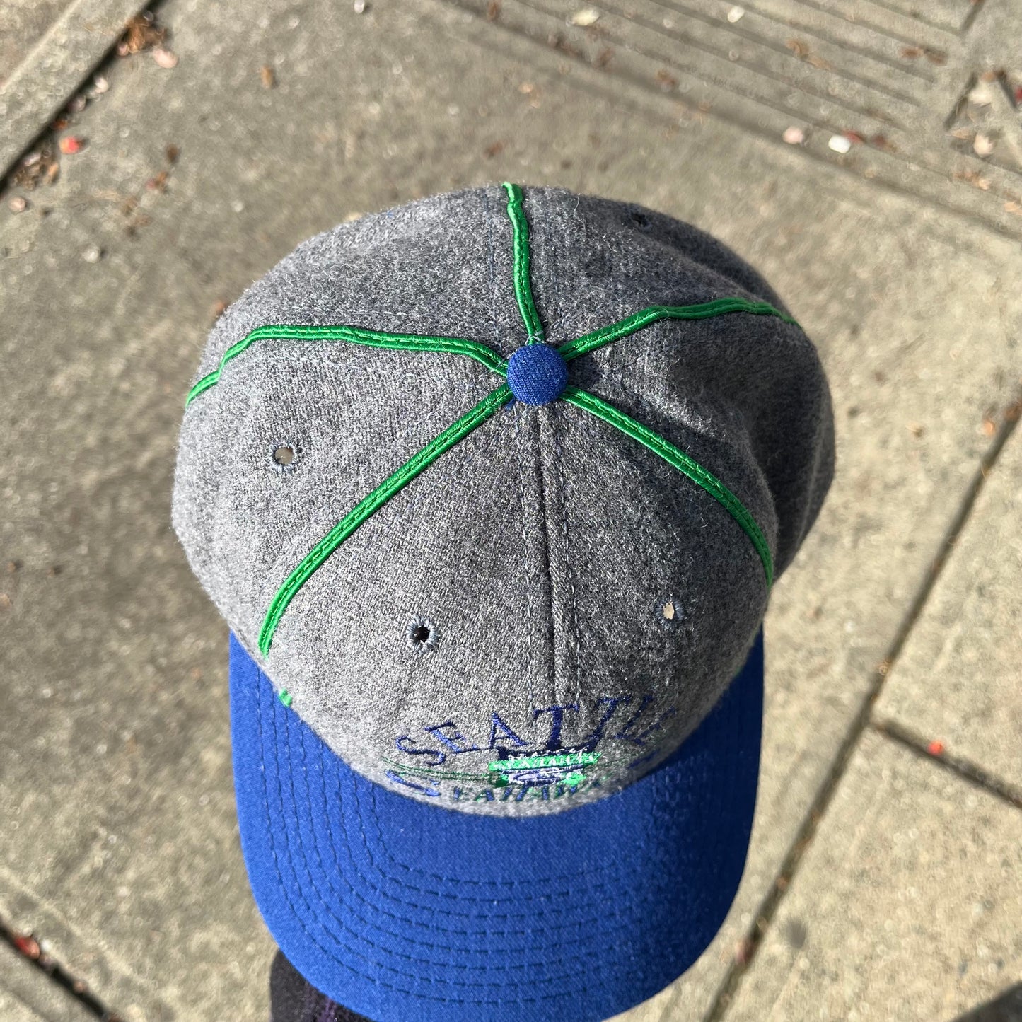 Vintage Seattle Seahawks Wool Snapback