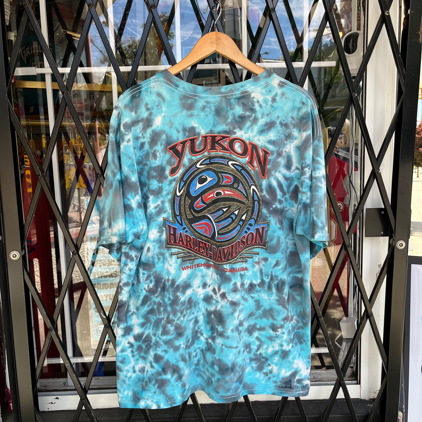2003 Harley Davidson Yukon Tie Dye Tee - Size XL