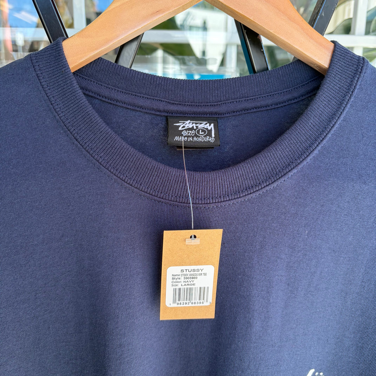 Stussy Vancouver Stock Tee Navy - Size L