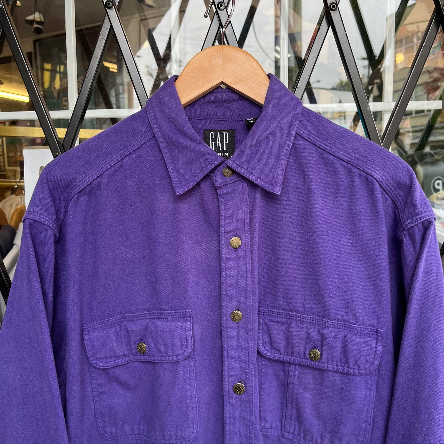 Vintage Gap Denim Over Shirt - Size L